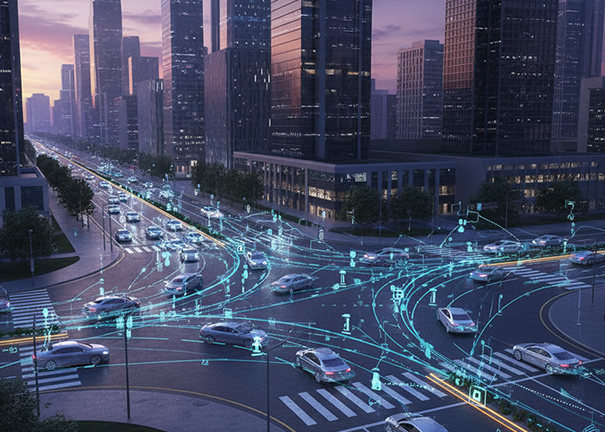 How Vehicle-to-Vehicle Communication Could Replace Traffic Lights and Shorten Commutes